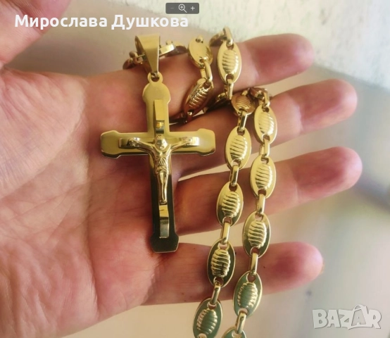 комплект от медицинска стомана, снимка 5 - Бижутерийни комплекти - 52851182