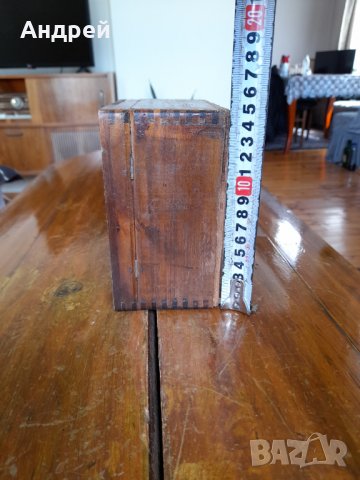 Стара кутия за часовник, снимка 4 - Антикварни и старинни предмети - 36780559