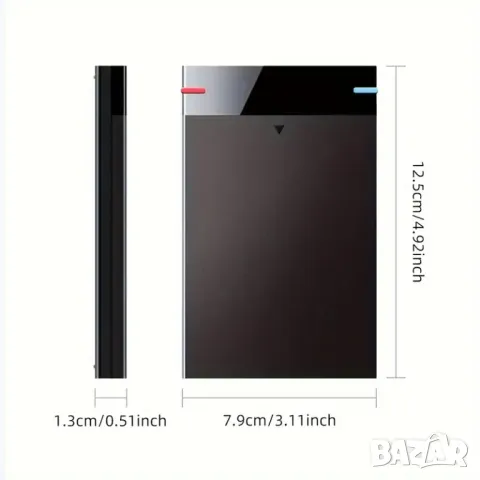 Външен преносим хард диск 250GB USB3.0, снимка 8 - Твърди дискове - 48602084