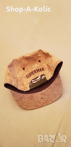 Original Vintage SUPERMAN DC COMICS Hoodie & SUPERMAN DC COMICS Cork Effect Snapback Cap , снимка 4 - Суичъри - 38065982