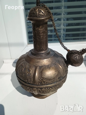 Бронзов съд за вода,19ти век,Суматра, снимка 13 - Антикварни и старинни предмети - 53970245