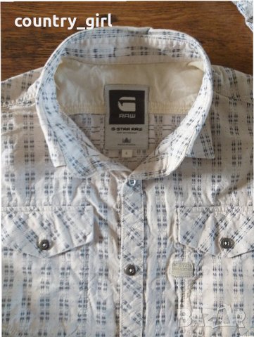G-Star Raw - Mens Tacoma Long Sleeve Shirt - страхотна мъжка риза, снимка 3 - Ризи - 29729085