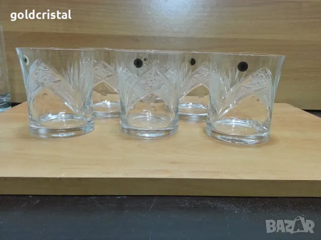 кристални чаши серия Зорница 