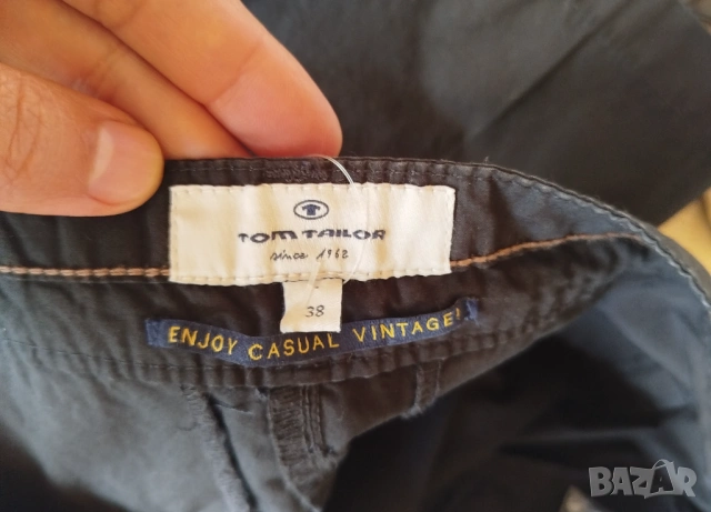 дамски, класически, къси панталони 3/4- Tom Tailor- Нов, снимка 7 - Къси панталони и бермуди - 54240614