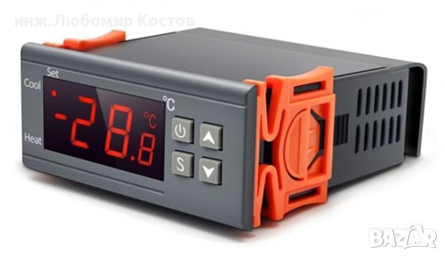 Цифров светодиоден контролер за температура с две релета, снимка 2 - Друга електроника - 38482272
