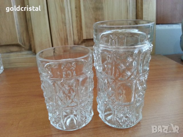 Стъклени кристални чаши, снимка 3 - Чаши - 36992157