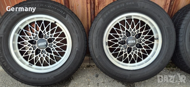 ретро джанти за мерцедес mercedes w123 w124 w126 5x112 15цола, снимка 6 - Гуми и джанти - 53877765