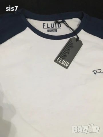 Мъжка тениска Fluid с градуиран камуфлаж с принт морско синьо, снимка 5 - Тениски - 51005192