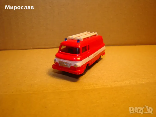 H0 1/87 BARKAS БАРКАС ПОЖАРНА МОДЕЛ КОЛИЧКА ИГРАЧКА, снимка 5 - Колекции - 48996715