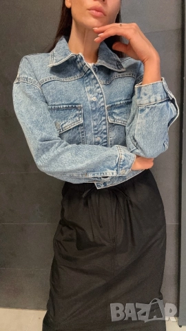 MANGO  късо дънково яке , снимка 3 - Якета - 49020995