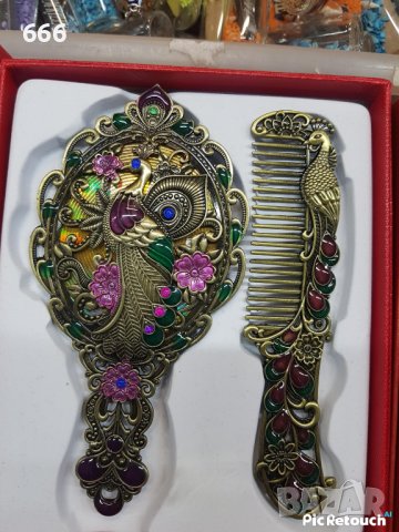 Гребен с огледалце, снимка 2 - Други - 42185378