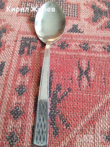 Лъжица стара 61161, снимка 2 - Прибори за хранене, готвене и сервиране - 37991542
