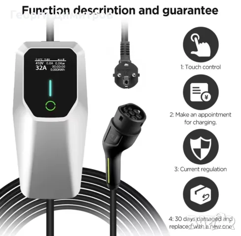 EV charger зарядно за електрическа кола хибрид tayp2 тип 2, снимка 15 - Аксесоари и консумативи - 56220866