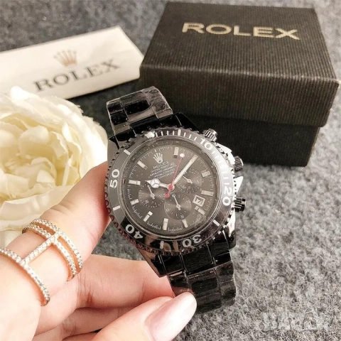 Мъжки ръчен часовник Rolex с дата и час, Ролекс мъжки часовник, снимка 3 - Мъжки - 52220934