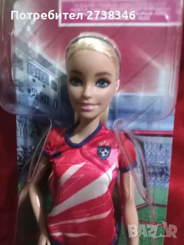 Барби тенисистка с множество статични стави  и Барби футболистка, снимка 9 - Кукли - 48694524