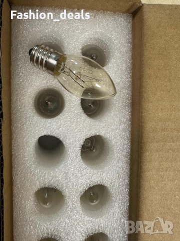 Нови 10 броя крушки 7W C7 E14 Лампи за Уреди и Нощна Осветеност, снимка 8 - Крушки - 42561169