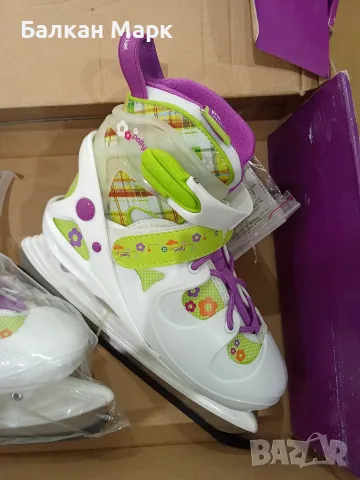 Детски регулируеми кънки за лед Powerslide Polly Pocket Flower Power, снимка 3 - Ролери, кънки - 56103413