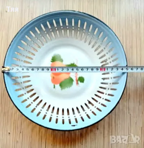 Емайлиран панер и табличка, снимка 7 - Съдове за готвене - 46933647