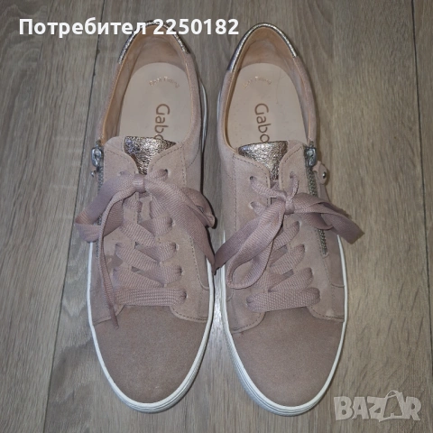 Кецове Gabor естествен велур!, снимка 2 - Кецове - 53132585