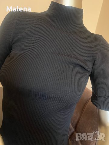 Дамско поло финно машинно плетиво ! Налично в черно , бяло и горчица !, снимка 2 - Блузи с дълъг ръкав и пуловери - 42181229