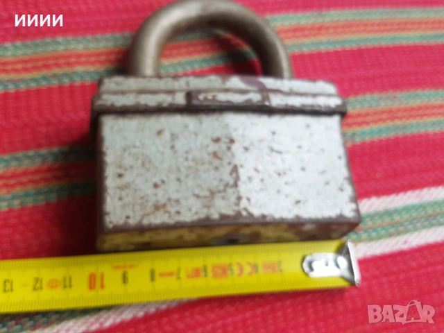 Стоманен катинар кофар СССР , снимка 4 - Антикварни и старинни предмети - 54309194