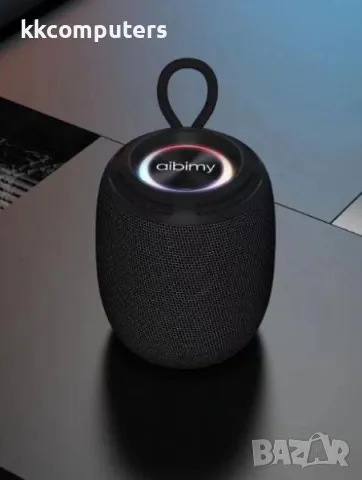 Aibimy MY153BT Bluetooth тон колонка светеща / Черна / Баркод : 2403178