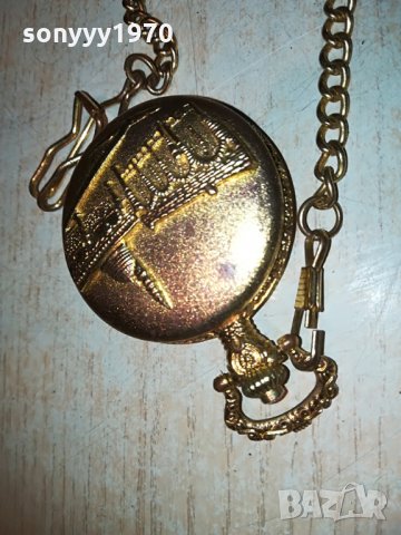 поръчан-златен джобен часовник с верижка, снимка 6 - Колекции - 29292124