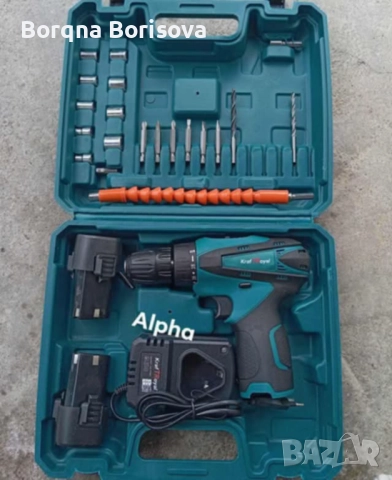 Акумулаторен винтоверт с две батерии , снимка 2 - Винтоверти - 52351148