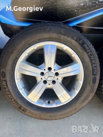 ЗИМНИ ГУМИ MICHELIN 255/60 R18, С  ОРИГИНАЛНИ ЛЕТИ ДЖАНТИ ЗА Mercedes-Benz GL ,МL,, снимка 10 - Гуми и джанти - 38350253