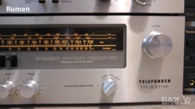 TELEFUNKEN TR 300 + TC 450 M, снимка 3 - Ресийвъри, усилватели, смесителни пултове - 52380029