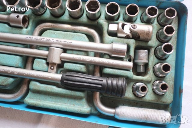 HAZET - 1/2" Гедория от най-коравите !!! Вложки: 8 - 32 mm !!! ПРОФЕСИОНАЛНА !!! MADE IN GERMANY !!, снимка 4 - Гедорета - 30956383