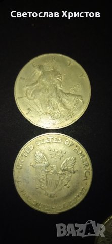 Продавам Американски долари монети - имитация, снимка 8 - Нумизматика и бонистика - 44417571