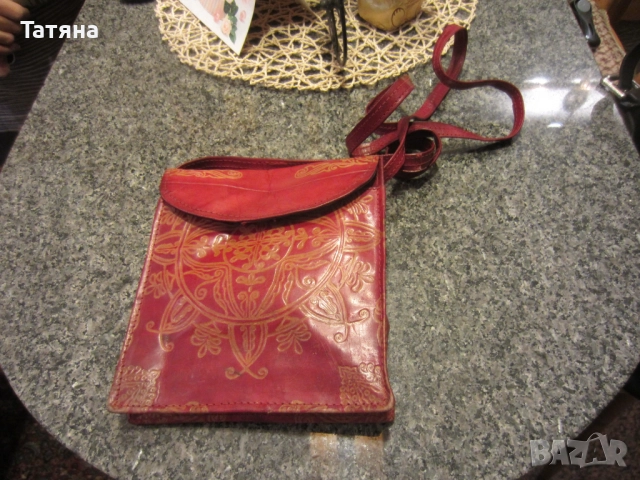 ЧАНТА-БРЕЗЕНТ;УНИСЕКС; EXPLORER; КОЖА- Индия;БАНАНКА, снимка 8 - Чанти - 22385820