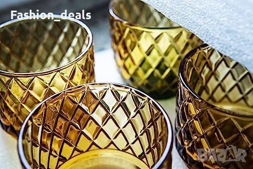 Нов комплект от 4 броя чаши с дизайн на ананас за напитки Подарък дом , снимка 6 - Други стоки за дома - 42746059