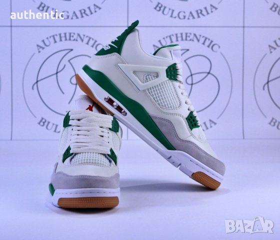 Nike Air Jordan Retro 4 Craft, Midnight Navy, Snorlax, Pine Green, снимка 8 - Маратонки - 44313737