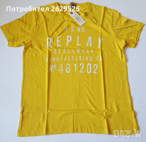 Нови и оригинални тениски Replay размери M , L , XXL, снимка 3 - Тениски - 30771175