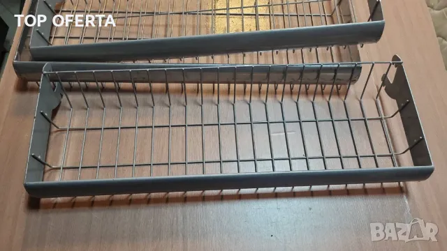 Стелажни кошници за вграждане обли и прави с ценова лента см, снимка 4 - Стелажи и щандове - 47881640