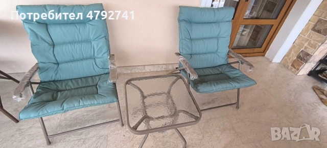 Градински мебели (комплект столове с масичка), снимка 7 - Столове - 54164797