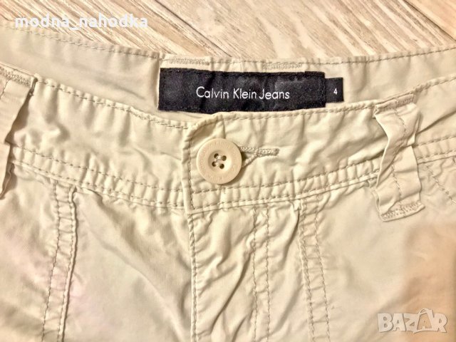 Къси дамски панталони Calvin Klein Jeans, размер 32, снимка 4 - Дънки - 34948179