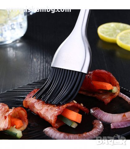 СИЛИКОНОВА ЧЕТКА С МЕТАЛНА ДРЪЖКА ЗА МАЗАНЕ - код СТОМАНЕНА ДРЪЖКА, снимка 8 - Прибори за хранене, готвене и сервиране - 33907038