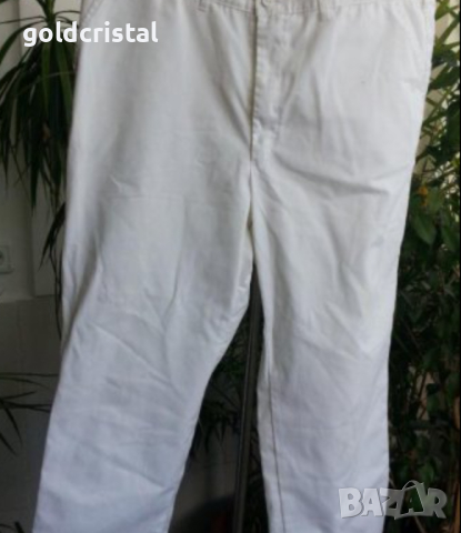  мъжки спортен  панталон бял