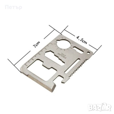 Мултитуул кредитна карта , снимка 5 - Екипировка - 44479398