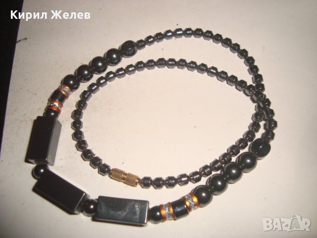 КРАСИВО АРТ КОЛИЕ от ХЕМАТИТ ХЕНД МЕЙД 18967