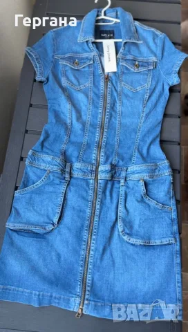 Чисто нова стилна дънкова рокля Banny Jeans / Размер XS / 100% памук