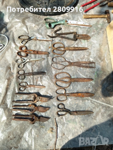 Стари ножици -15бр., снимка 4 - Антикварни и старинни предмети - 54242797
