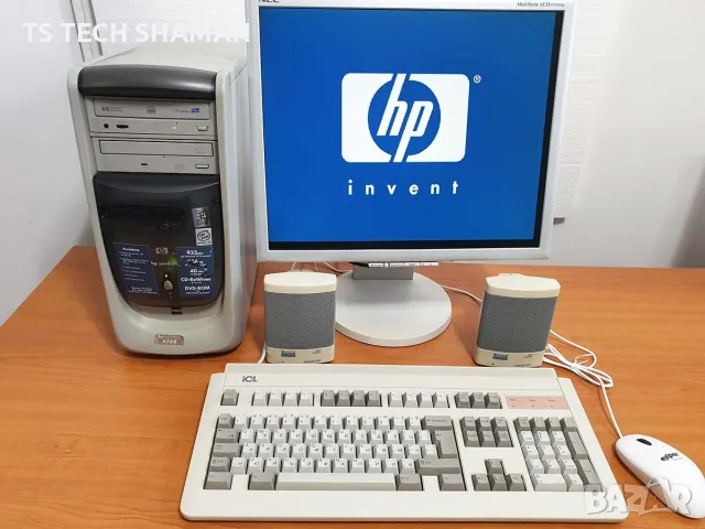 ⭐Продавам рядък ретро компютър HP A768 с Windows ME!⭐, снимка 3 - Геймърски - 56450634