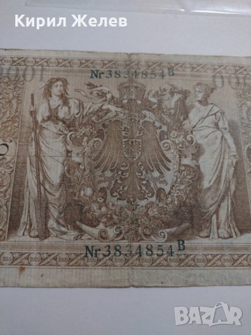 Райх банкнота - Германия - 1000 марки/ 1910 година - 17897, снимка 10 - Нумизматика и бонистика - 31019943