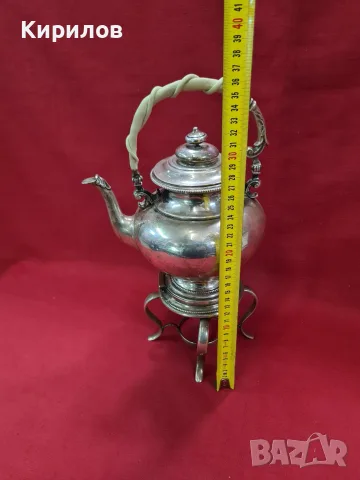 Сребърен Чайник-1кг!, снимка 6 - Антикварни и старинни предмети - 56136009