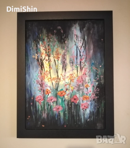 Картина 30/40см. Акрилни бои. Рамка 