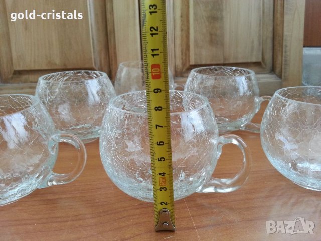 Стъклени чаши  за чай. , снимка 3 - Антикварни и старинни предмети - 34262335